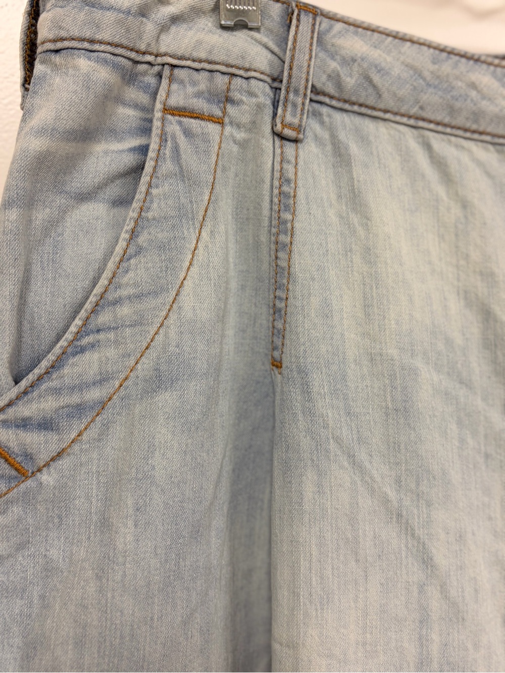 ANTHROPOLOGY  BLUE  PILCRO - Cotton High - Rise Balloon Jeans- 31 - Picture 6 of 13